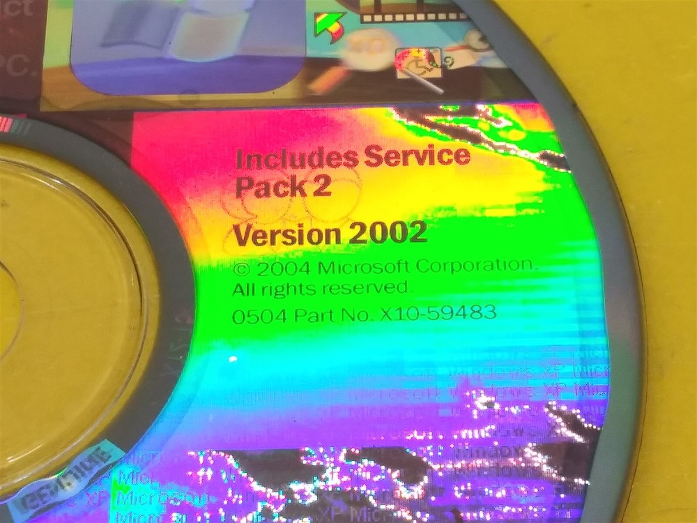 ⭐️⭐️⭐️⭐️⭐️ PC Software CD Disc Microsoft Windows XP X14-59483 Home Edition 2002
