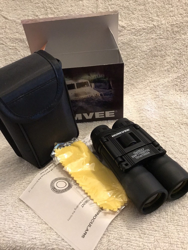 Humvee HMV-B 10x25, Rubber Armour Compact Binoculars