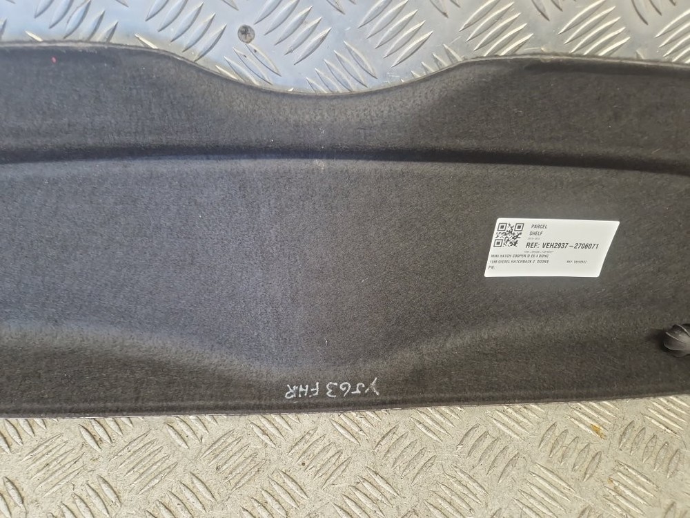 MINI COOPER D PARCEL SHELF 2013