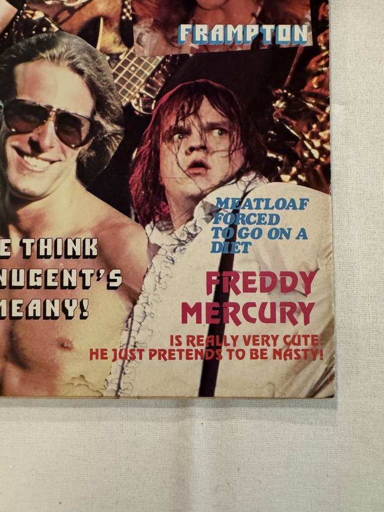 KISS ✨ VINTAGE AUCOIN ERA SPRING 1979 ROCK MANIA MAGAZINE ✨VERY NICE CONDITION ✨