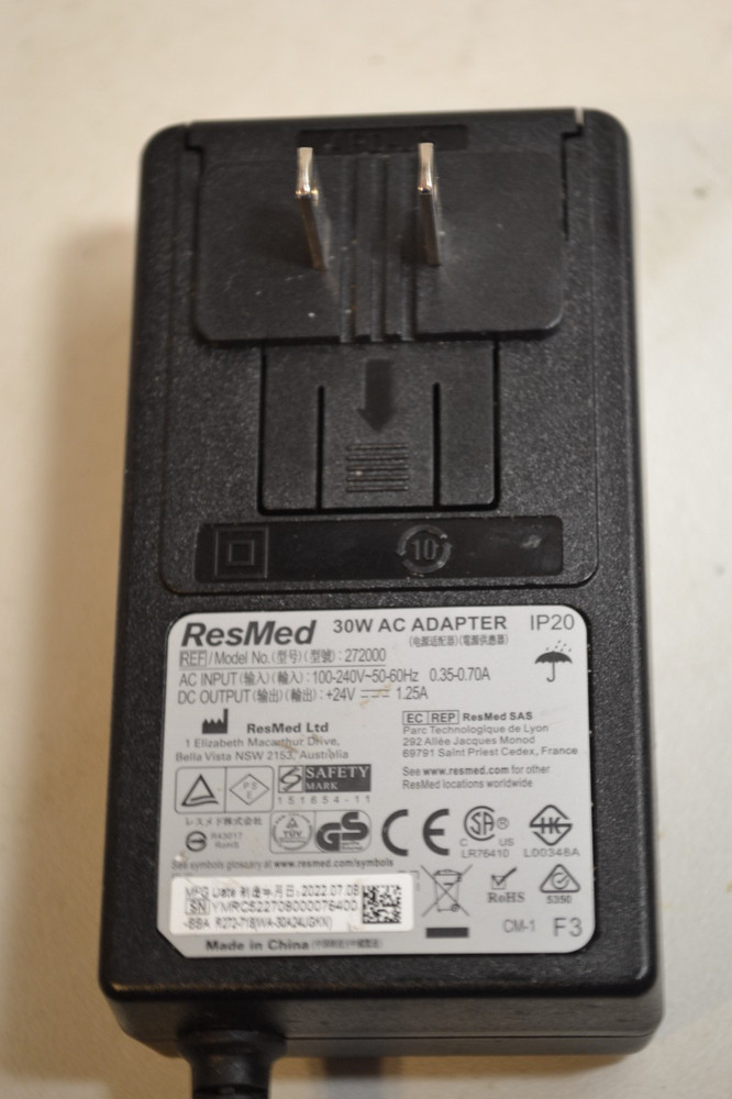 GENUINE Resmed 30w Ac Adapter 272000