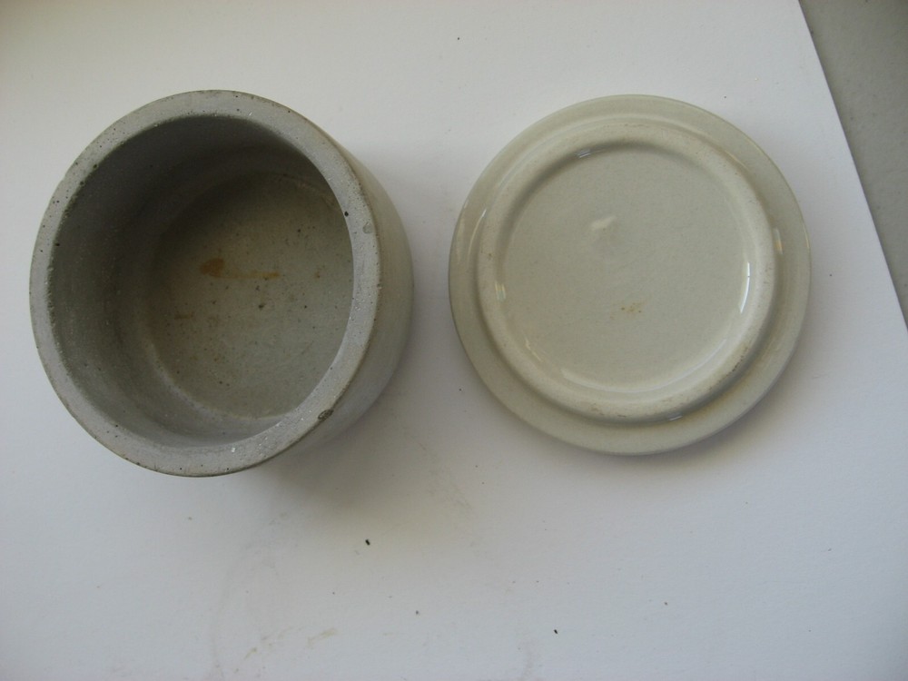 SET OF THREE CEMENT CANISTERS