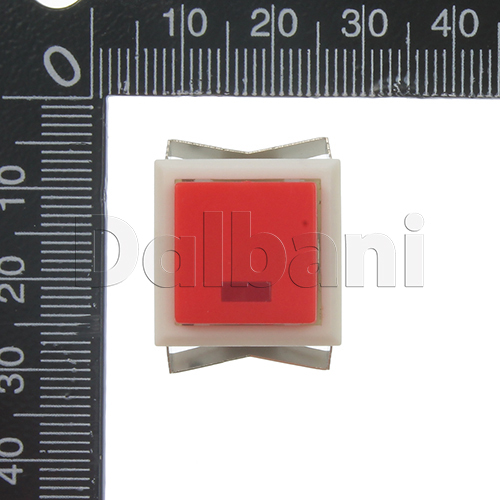 2pcs KD2-21 Square LED Push Button Micro Switch 3A 250V Red 8 Pin