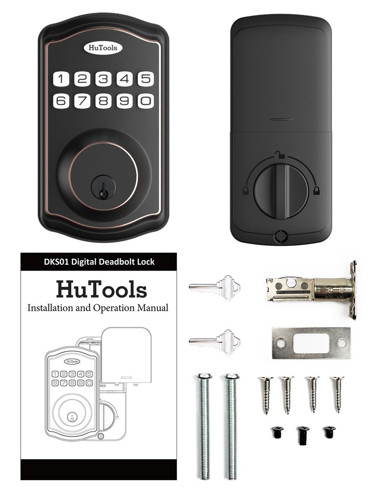 HuTools Keyless Keypad Smart Lock Multi-password System