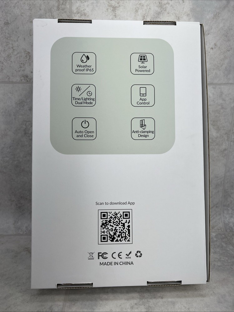 Solar Powered Automatic Chicken Coop Door Timer/PIR Sensor Modes- Camera New!