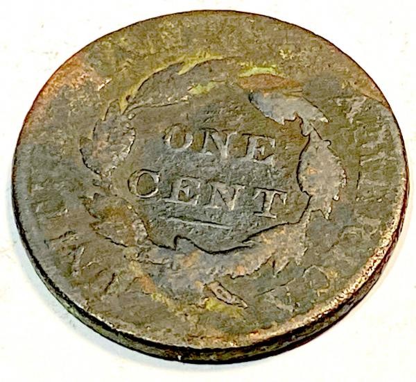 1827 Large Cent Nice Looking #4