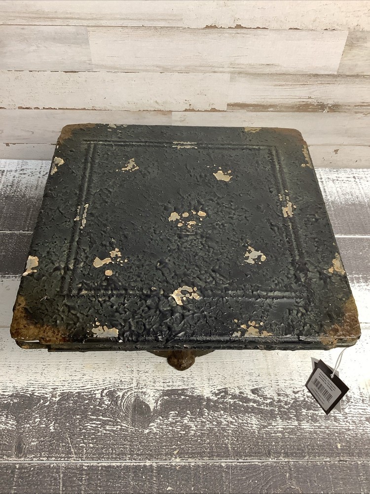 Creative Co Op Rustic Iron Cake Stand 9.5"