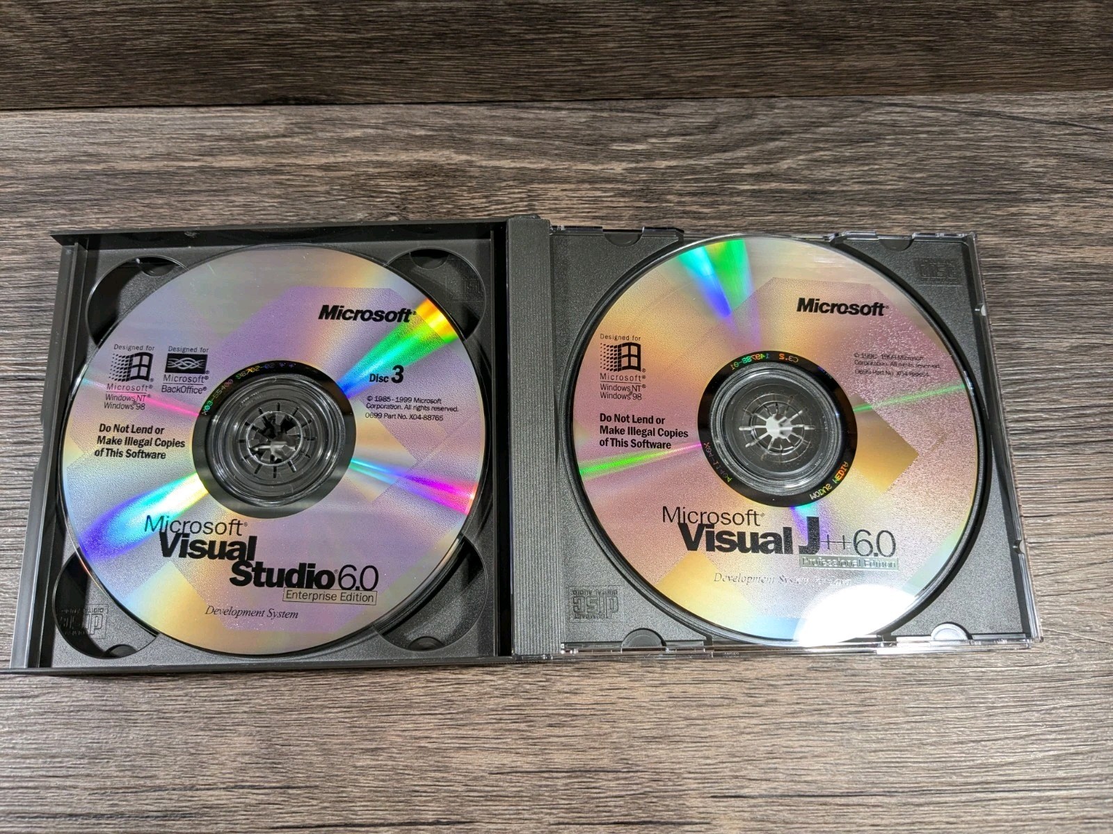 Microsoft Visual Studio 6.0 Enterprise Edition 628-00404 Retail Box Complete NOB