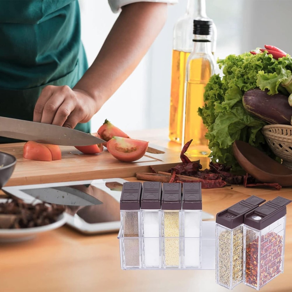 Airtight Spice Containers 24-Pack - Eco-Friendly