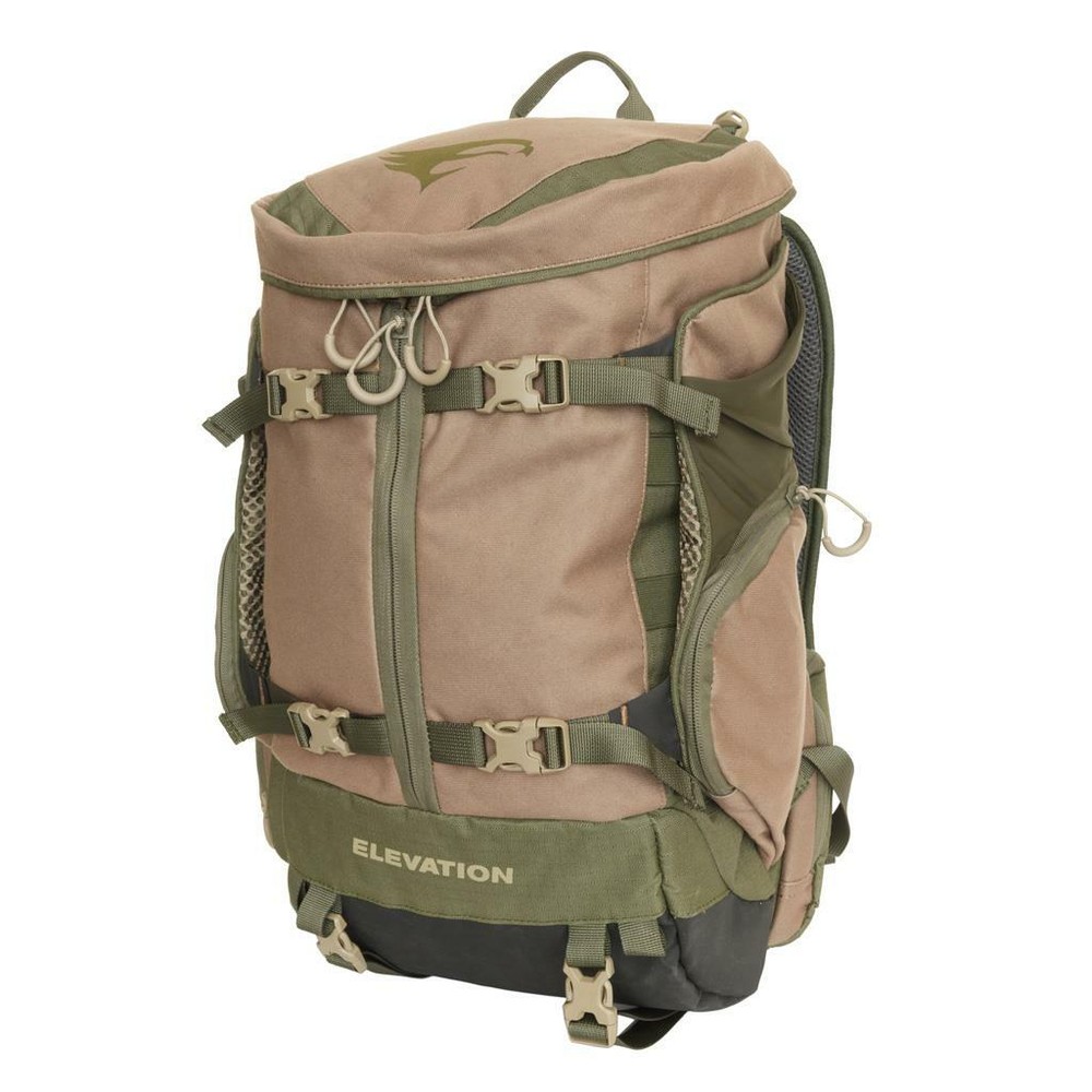 Elevation Canopy Tri-Zip 1200 Backpack (Green/Tan)