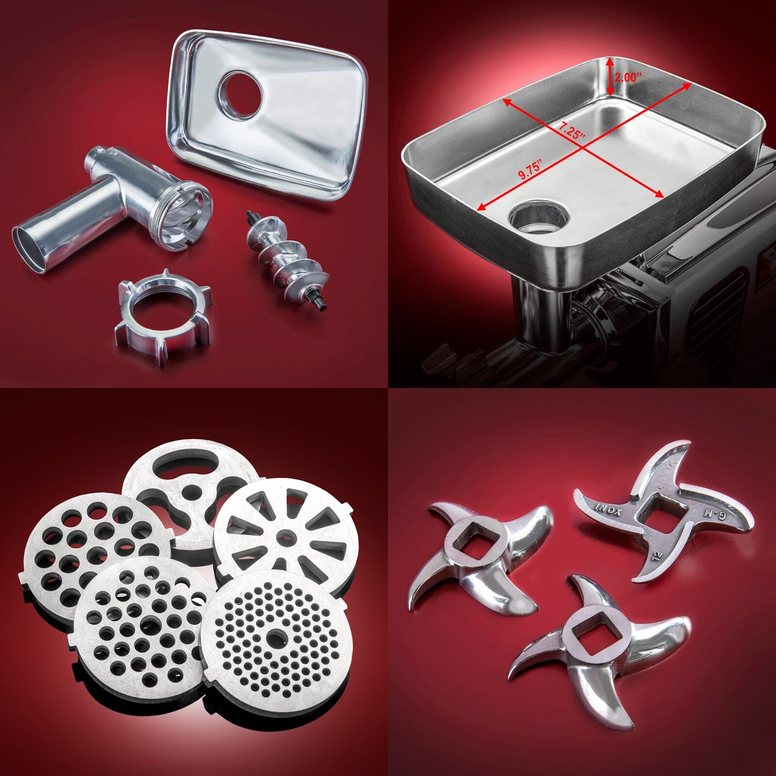 STX International Turboforce 3500 "HD" Heavy Duty Meat Grinder w/ Juicer & More!