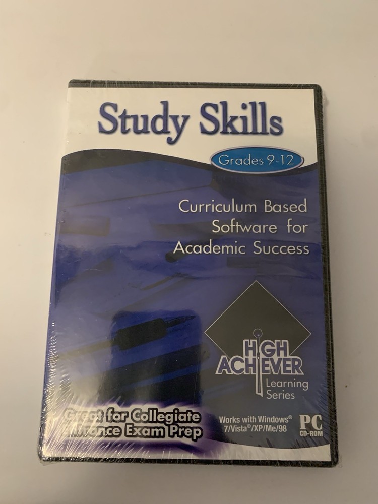 New Pc Treasures High Achiever Study Skills Sealed