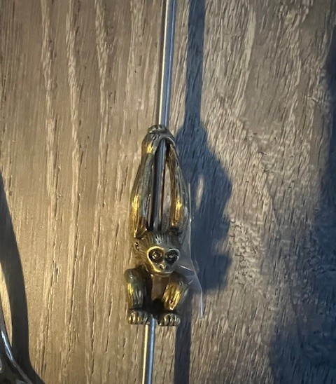 Brass Monkey Muller and Spoon Set Cocktail Bar Barware