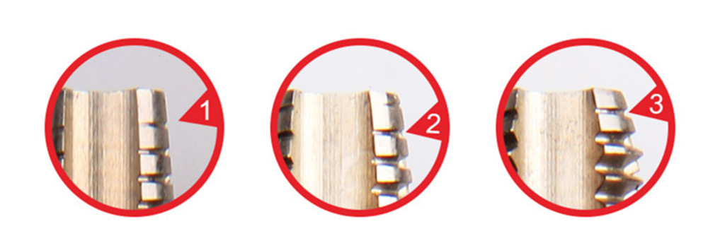 New 1set=3pcs 3/8”-16 HSS Hand set tap