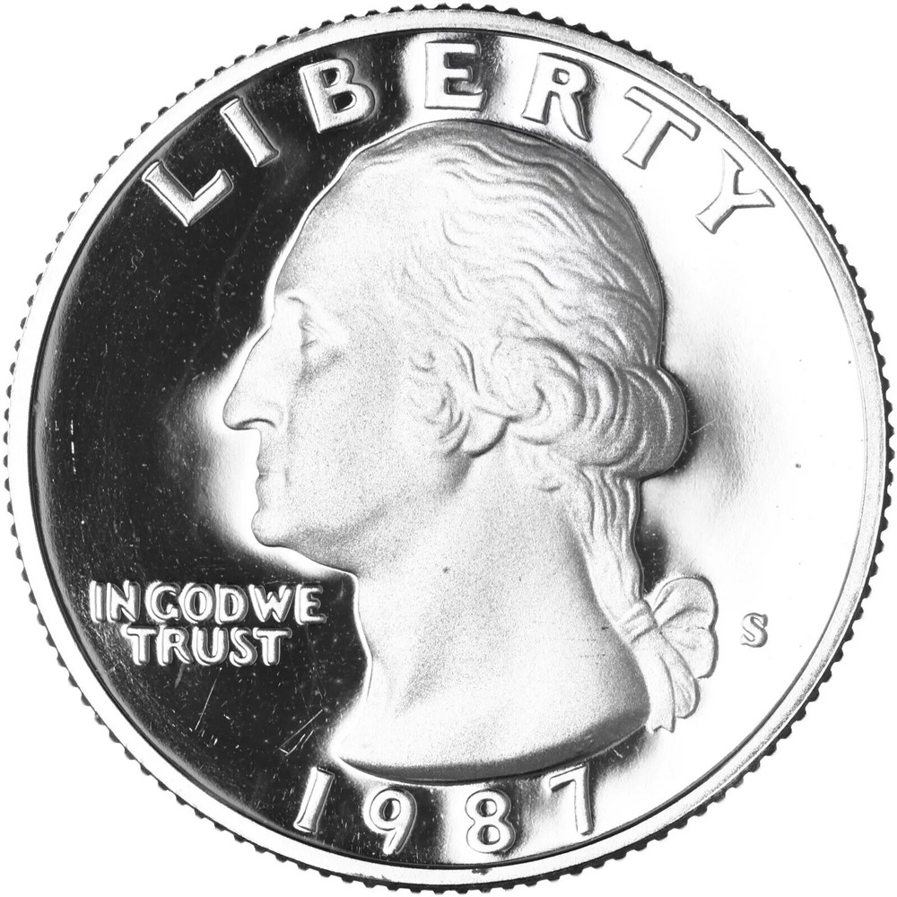 1987 S Proof Washington Quarter