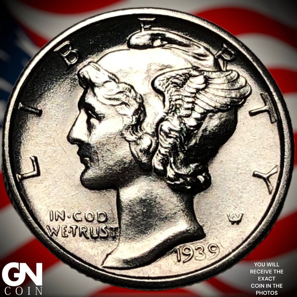 1939 D Mercury Dime Y5721