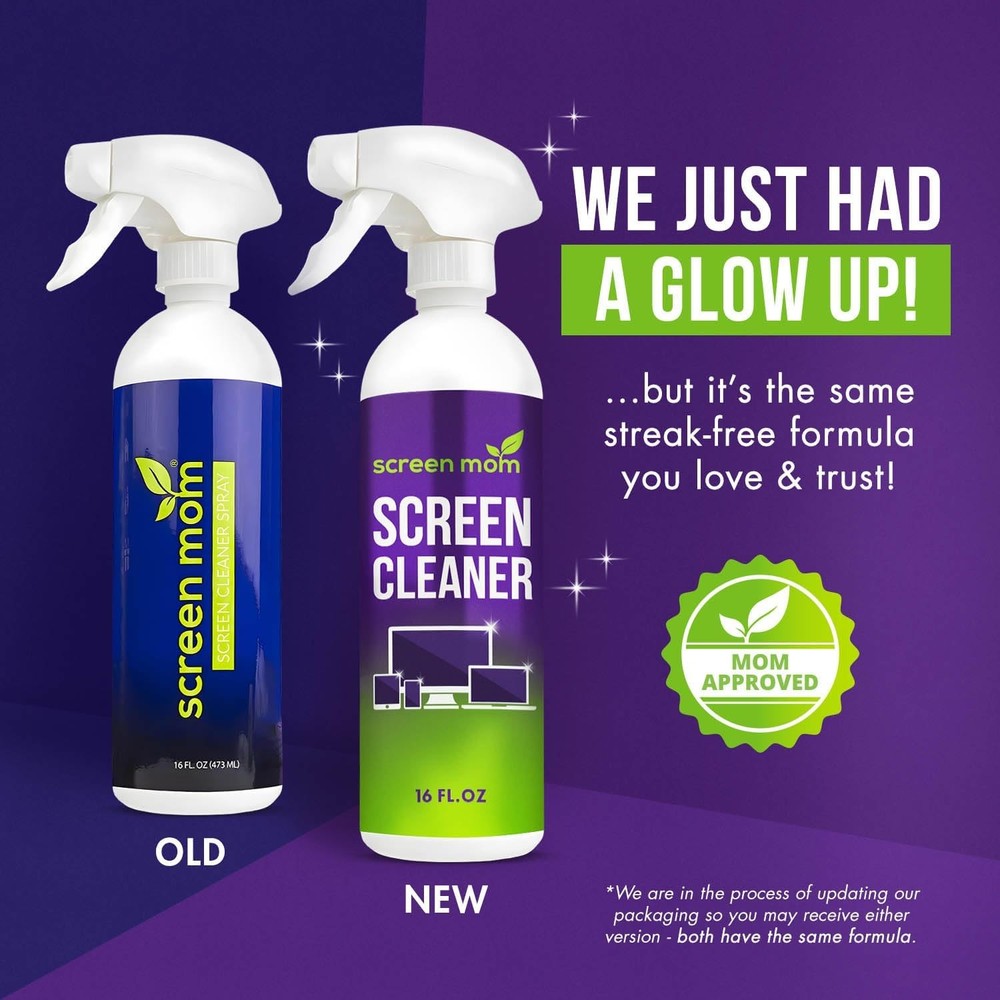 Screen Cleaning Kit Solution Spray Microfiber Cloth Laptop Tablet Smartphone