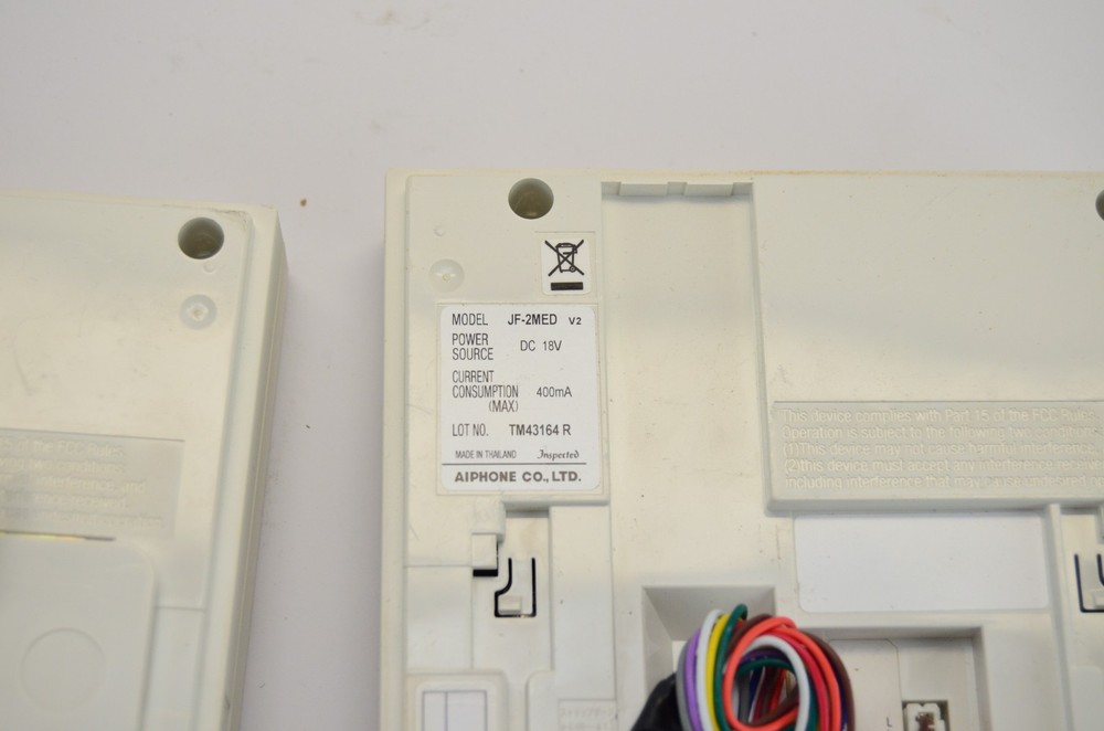 2x Aiphone JF-2HD and JF-2MED Audio/Video Intercom System Untested FOR PARTS