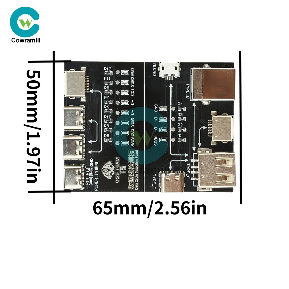 T5 Multifunctional Interface Cable Detection Module Data Cable abnormal testing