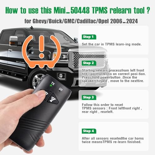 TPMS Relearn Tool for GM, TPMS Sensor Activation Reset Tool OEC-T5 for Chevy