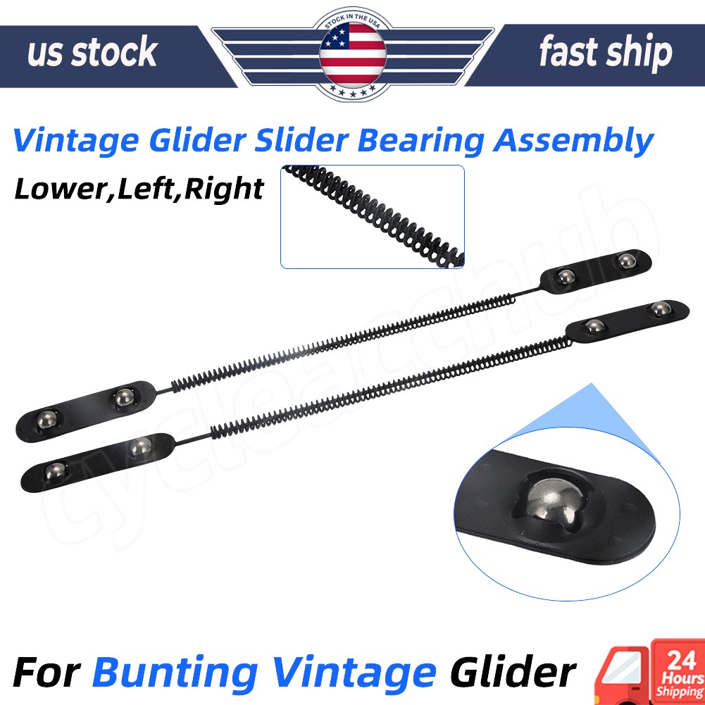 For Bunting Glider Slider Bearing Assembly Vintage Ball Bearing Runners Springs