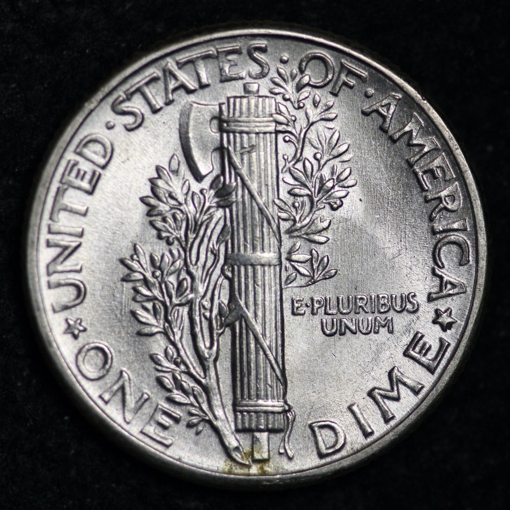 1943 Mercury Silver Dime GEM BU *UNCIRCULATED* MS E324 QKL
