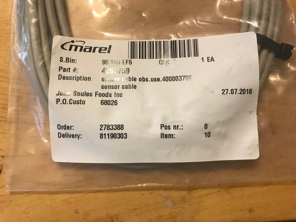 MAREL 4265759 SENSOR CABLE