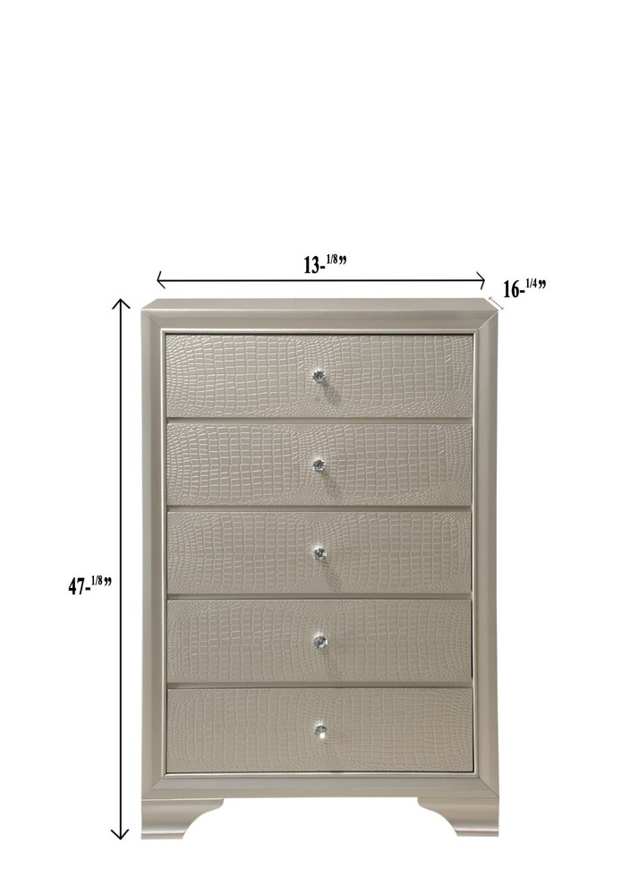 Modern 3pc Full Size Upholstered LED Backlit HB Panel Bed Chest Nightstand Set