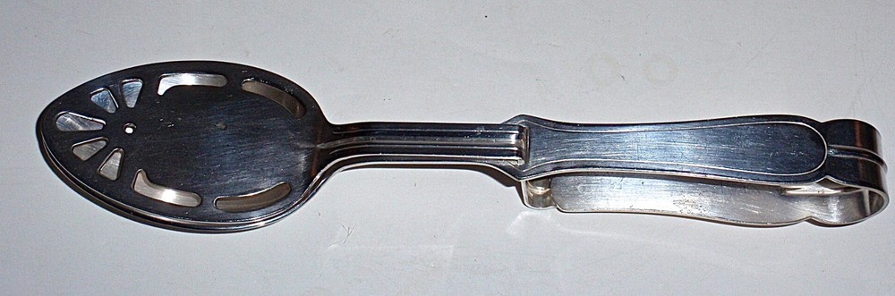 Vintage Silverplated Spring Action Server, Unique!