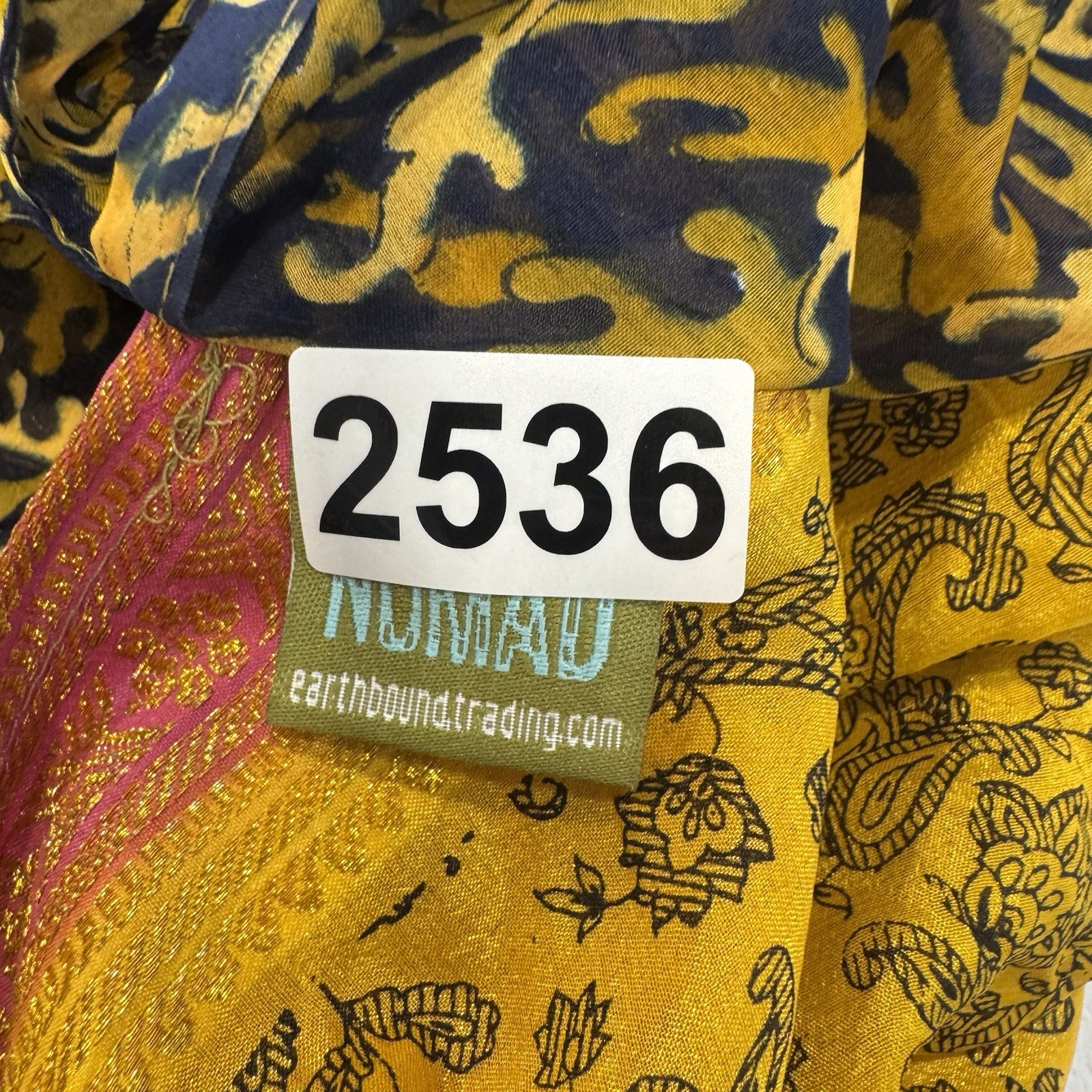 Y2K Urban Nomad Festival True Wrap Maxi Skirt 100% Silk Hippie Boho Gypsie Flowy