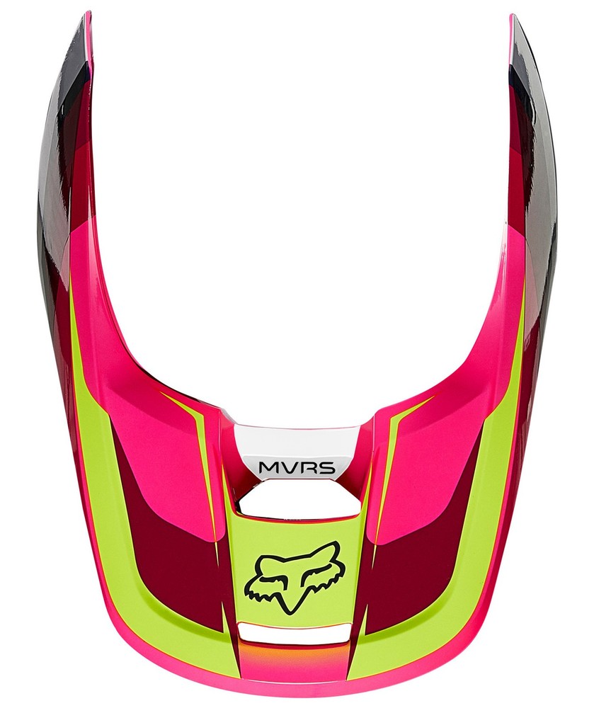 Fox Racing V1 Tro Helmet Replacement Visor/Peak Fluo Yellow