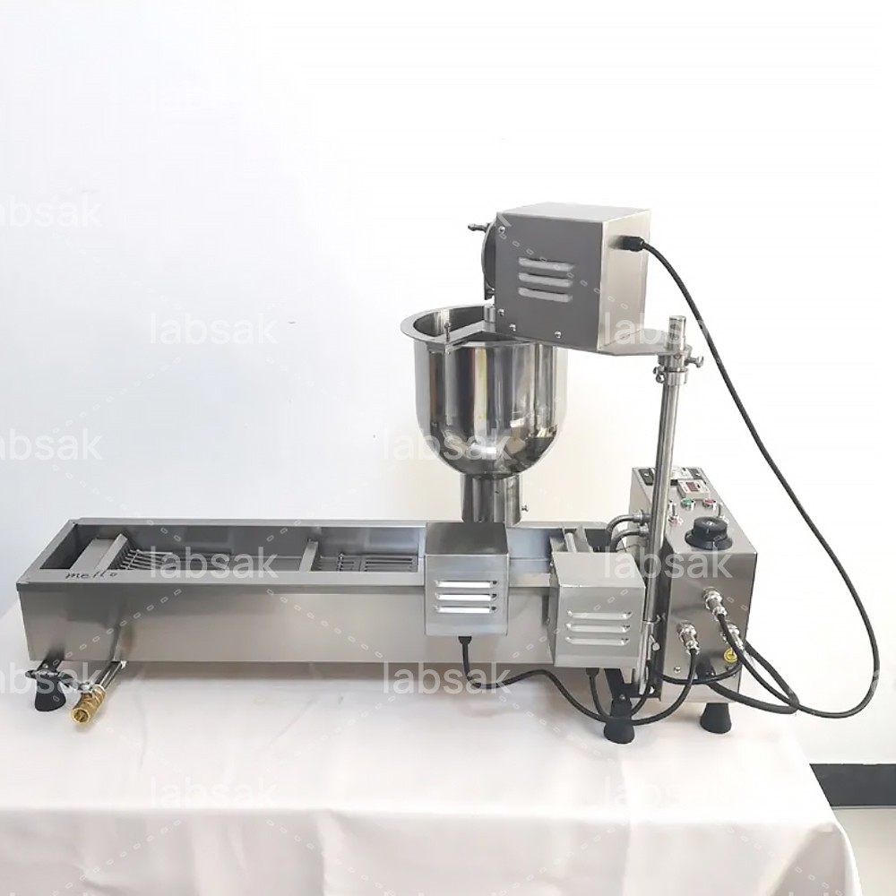 Electric Single Row Automatic Donut Maker Circle Donut Fryer Maker Machine