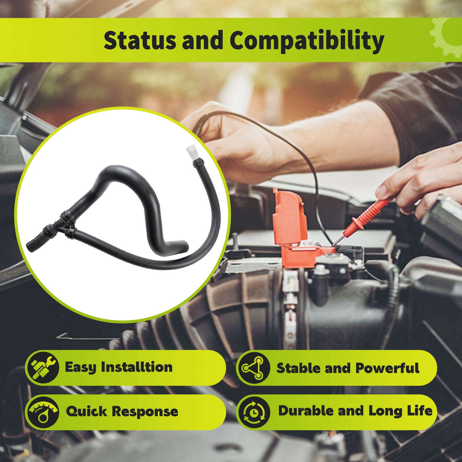 For Chevrolet Tahoe.Silverado 1500 Cadillac Engine Lower Heater Outlet Hose NEW