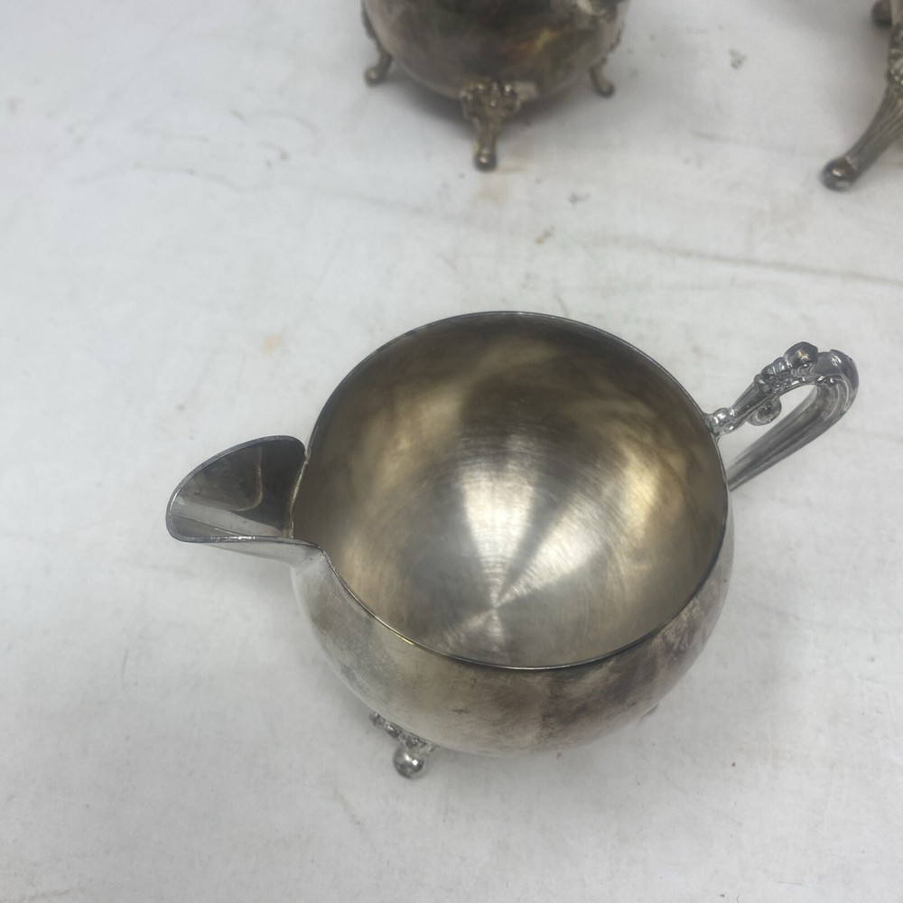 Silver Plated Tea Set 4 Piece