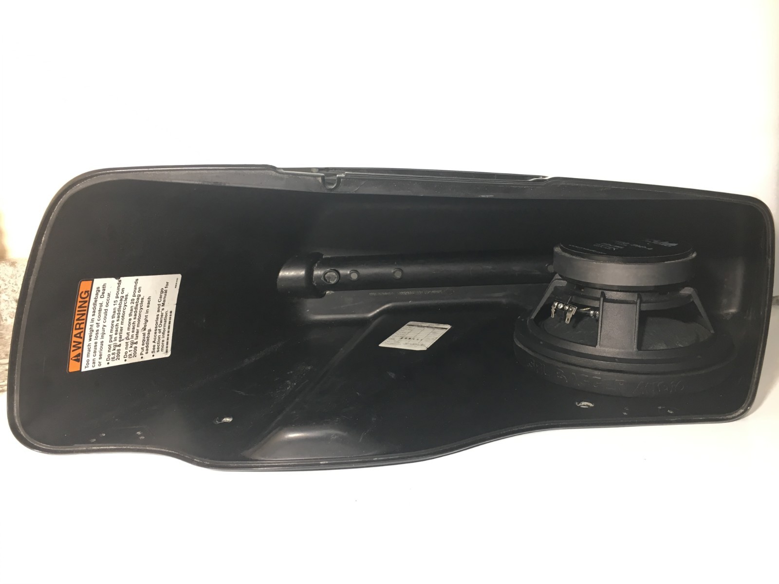 8" Rear Harley Saddlebag Speaker Mounting Ring Adapters w/GRILLS 2014-2023