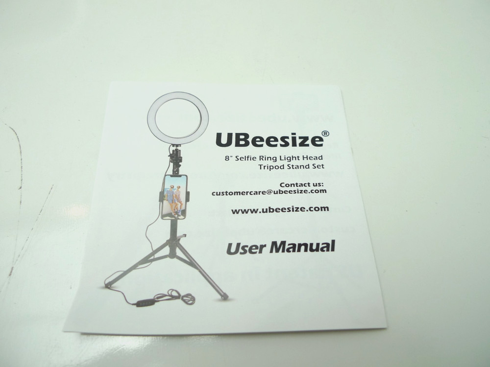 UBeesize 8" Selfie Ring Light Set w/ Tripod Stand