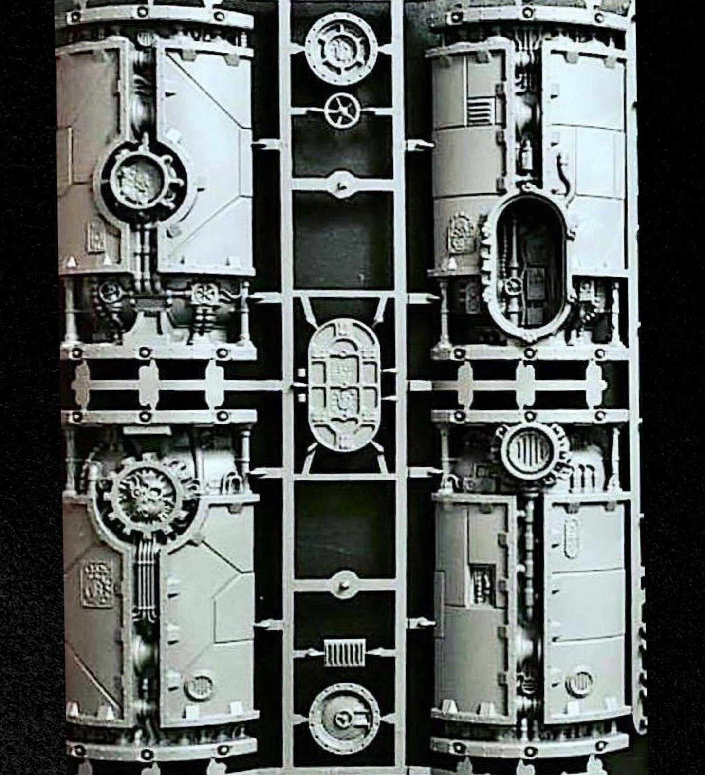 SECTOR MECHANICUS: FERRATONIC TANK TERRAIN Frame~GW Games Workshop WARHAMMER 40K