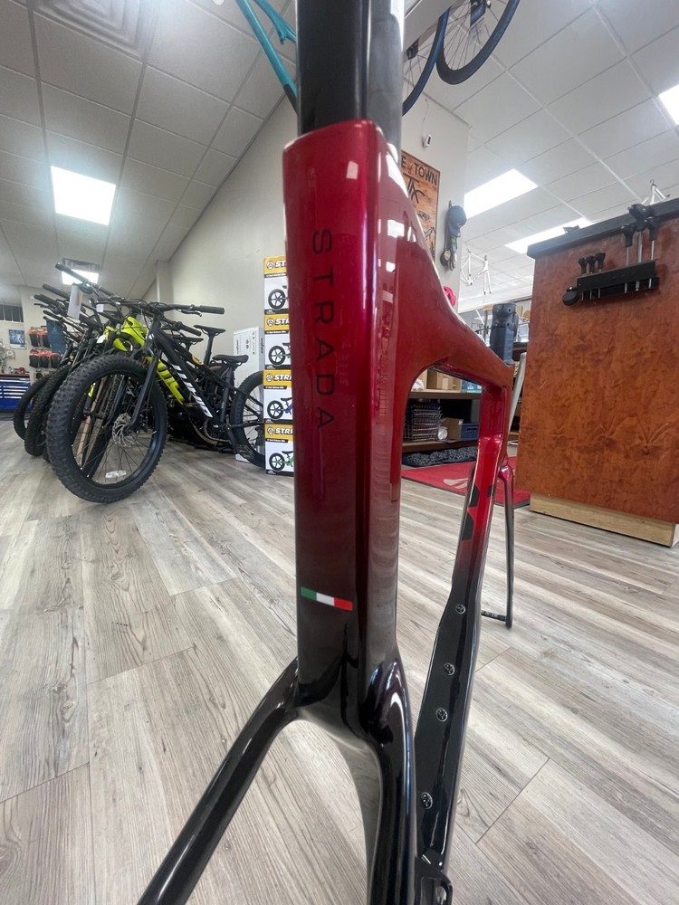 3T Strada Frameset - 56cm - Red