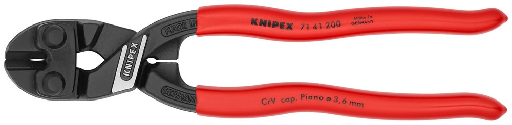 Knipex 71 41 200 SBA CoBolt® High Leverage 20° Angled Compact Bolt Cutters