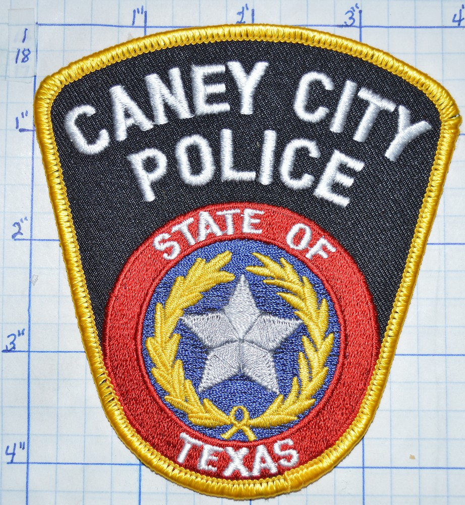 TEXAS, CANEY CITY POLICE DEPT PATCH