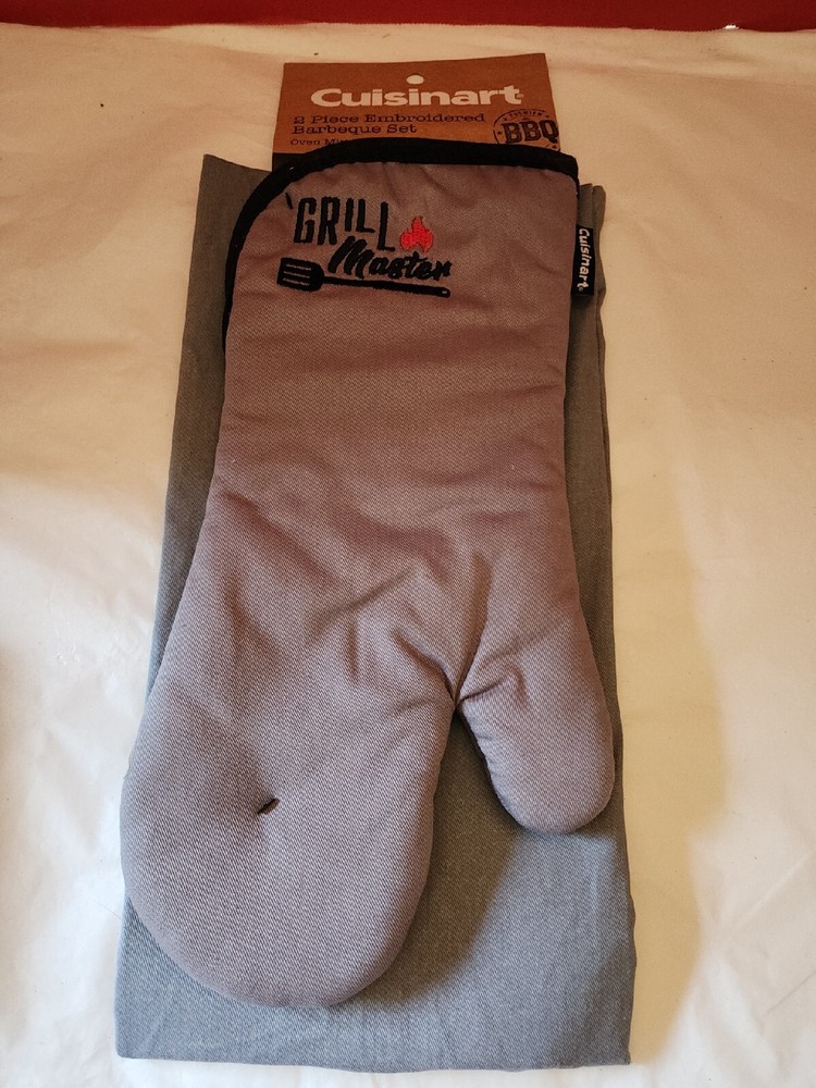 Cuisinart Gray Mitt And Apron Grill Master