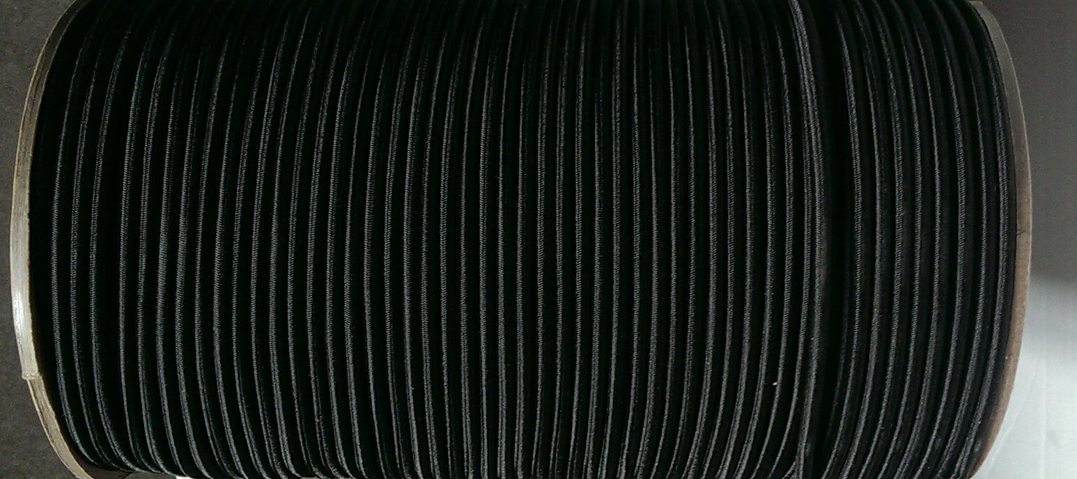 3/16 BLACK Premium Marine Grade Bungee Shock Cord UV Rated