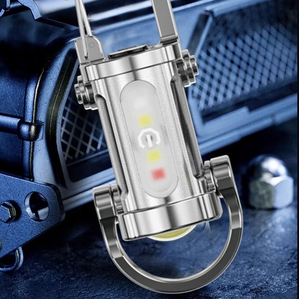 Keychain Flashlight Small Keychain Flashlight USB Charging All-Weather