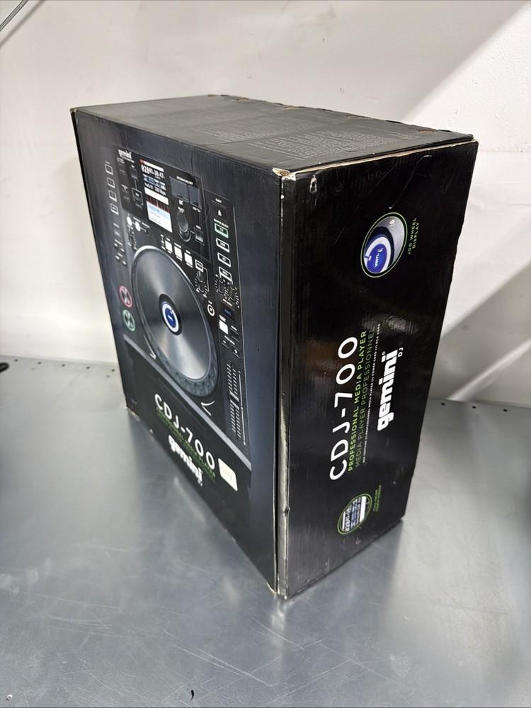 GEMINI CDJ-700 MEDIA PLAYER - TESTED - OPEN BOX - READ!