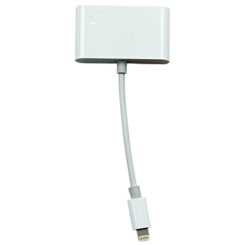 Apple Lightning SD TF Card Reader Adapter iPhone USB Camera Transfer White