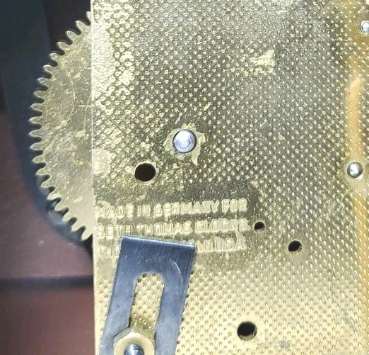 Seth Thomas Lynton 2W 8 Day Mantel Clock Triple Hammer Strike A‑208 Series