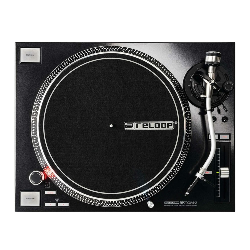 Reloop RP-7000 MK2 Direct Drive High Torque Turntable with Amplifier System