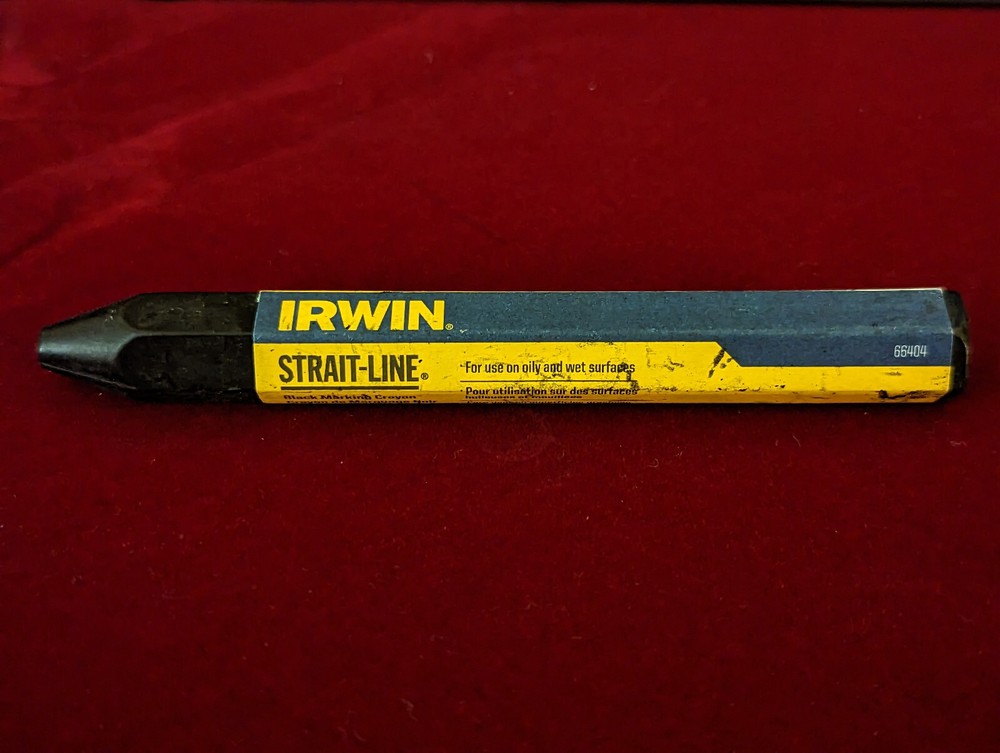 IRWIN Tools STRAIT-LINE Lumber Crayon, Black (66404)