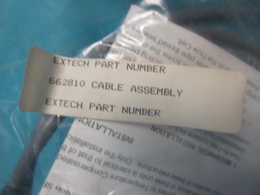 NEW EXTECH 66502B/662810 ELECTRODE PH PROCESS FOR SUBMERSIBLE KIT CABLE ASSEMBLY