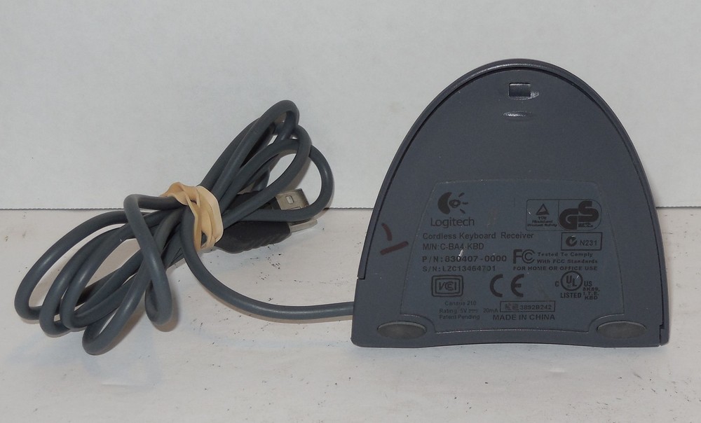 Logitech Cordless Keyboard Receiver Model C-BA4-KBD Replacement